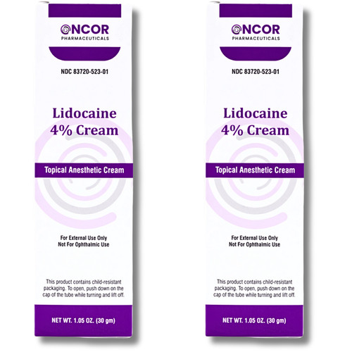Oncor lidocaine cream - oncor, 1